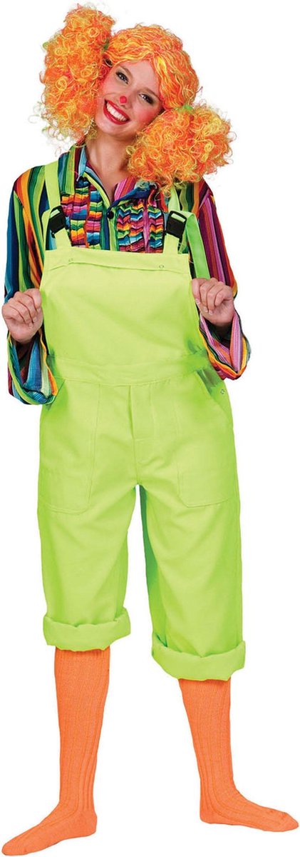 ESPA - Fluo groene tuinbroek voor volwassenen - XL - Volwassenen kostuums