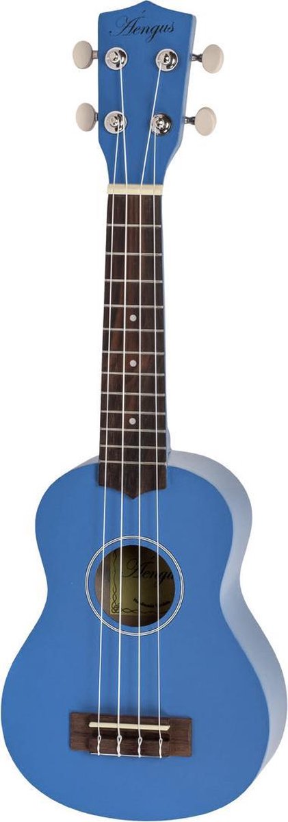 Áengus Sopraan Ukelele / Ukulele - Blauw