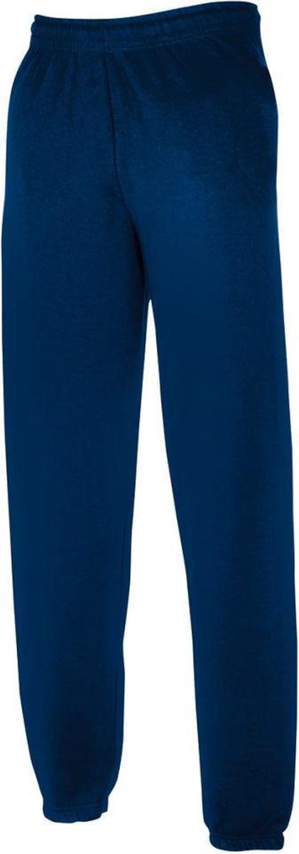 Fruit of the Loom joggingbroeken maat L elastieken boord (marineblauw)