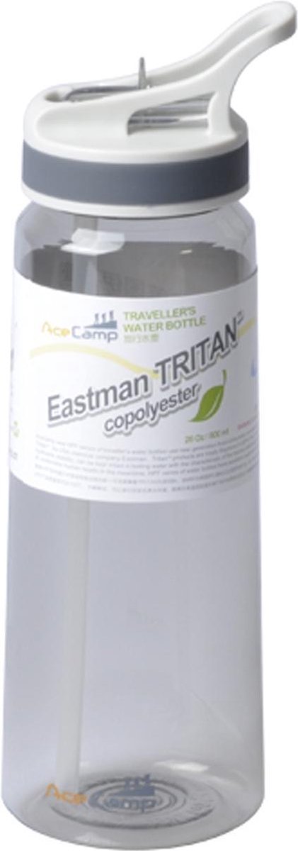 Acecamp Tritan Waterfles 800 Ml Grijs