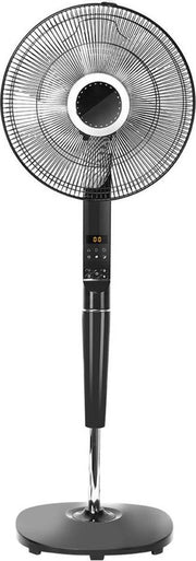 Ventilator - Aigi Lanim - Statiefventilator - Staand - Rond - Mat Zwart - Kunststof - BSE