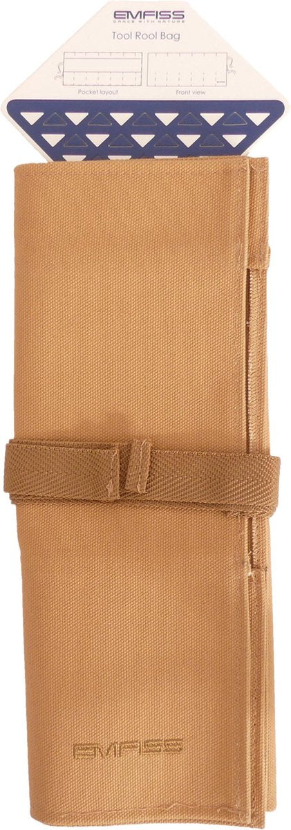Emfiss Toll Roll Bag - Canvas Bruin