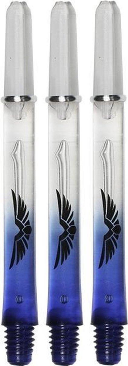 Shot Eagle Claw Duo Dartshafts - Clear - Blauw - Medium - (1 Set)