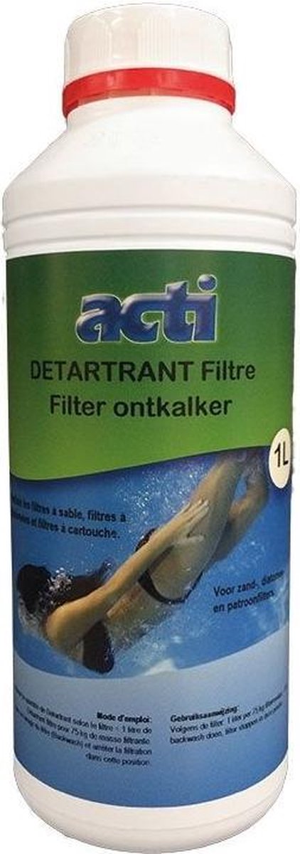 Acti Clean ontkalker voor zwembadfilters 1 liter