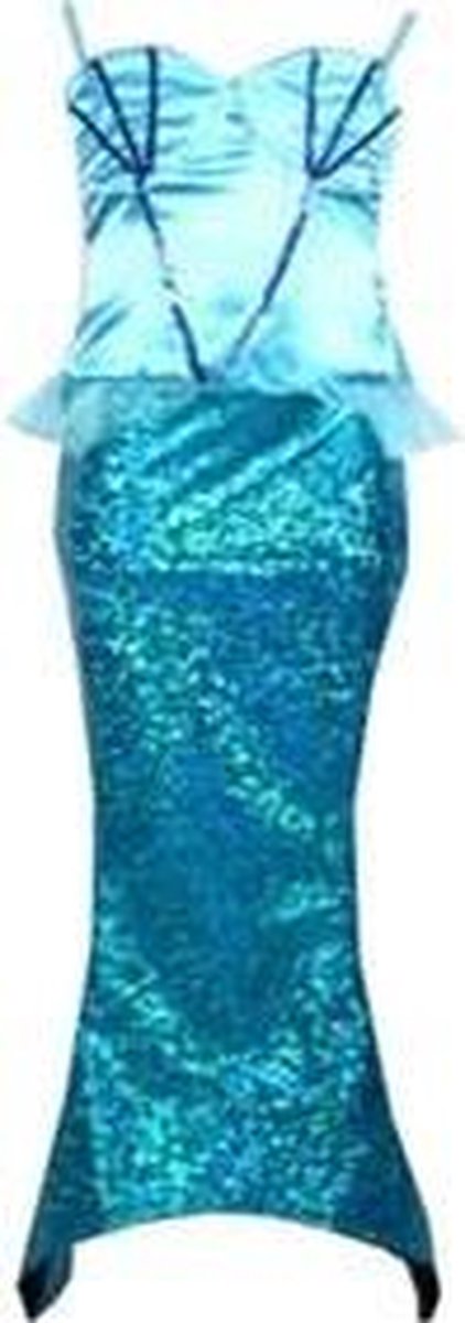 Verkleedjurk zeemeermin blauw