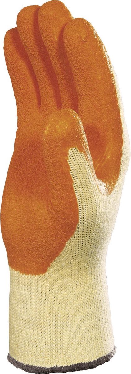 GEBREIDE HANDSCHOEN VAN KATOEN/POLYESTER - HANDPALM MET LATEX-COATING