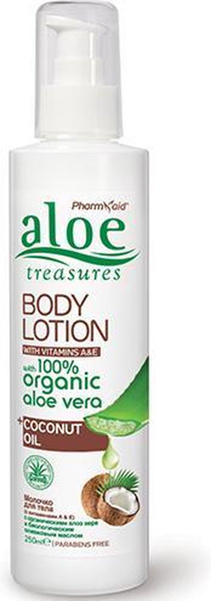 Pharmaid Aloe Treasures Natuurlijk verzorgende Bodylotion met aloë Vera en kokosnoot olie 250ml