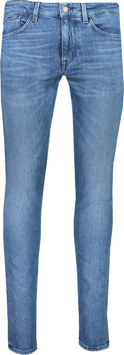 Hugo Boss  Jeans Blauw Getailleerd - Maat W36 X L32 - Heren - Lente/Zomer Collectie - Katoen;Elastaan