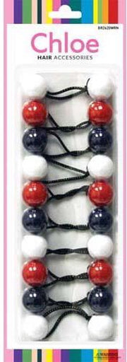 CHLOE P/T #2620 WHITE&RED&NAVY