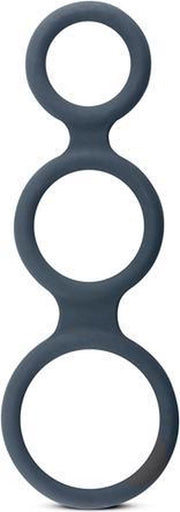 Triple Ring - Toys voor heren - Penisring - Grijs - Discreet verpakt en bezorgd