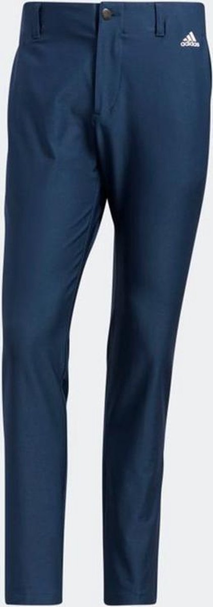 Adidas Ultimate365 3-Stripes Tapered Broek Golfbroek Heren Crew Navy - Maat 30/34