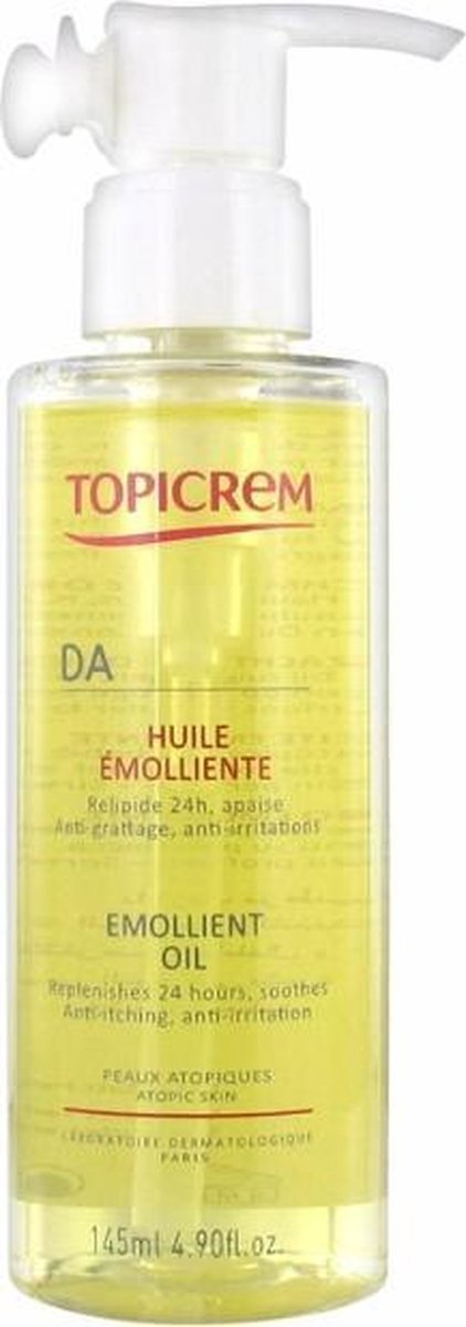 Topicrem Olie Topicrem Body Care Da Olie Emollient Oil Zeer Droge/gevoelige/atopische Huid 145 Ml