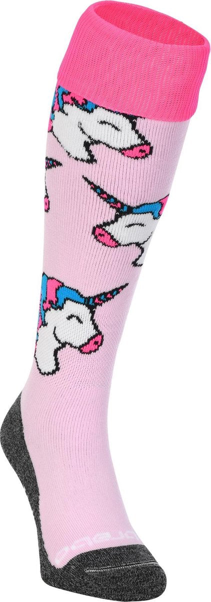Brabo - BC8440B Socks Unicorn Soft Pink - Soft Pink - Vrouwen - Maat 36-40