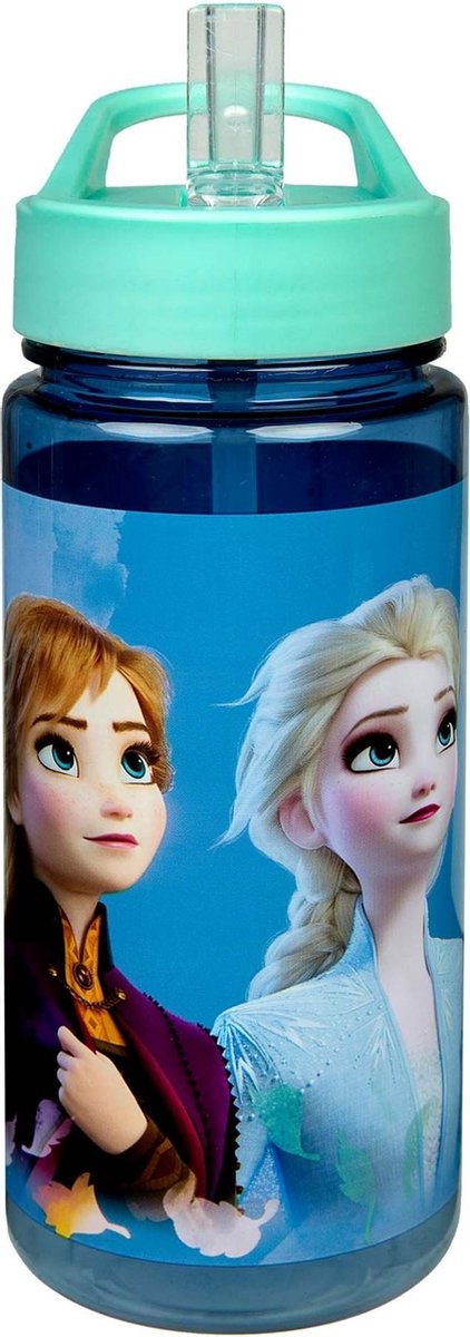 Frozen 2 drinkfles - Waterfles - blauw - 500 ml