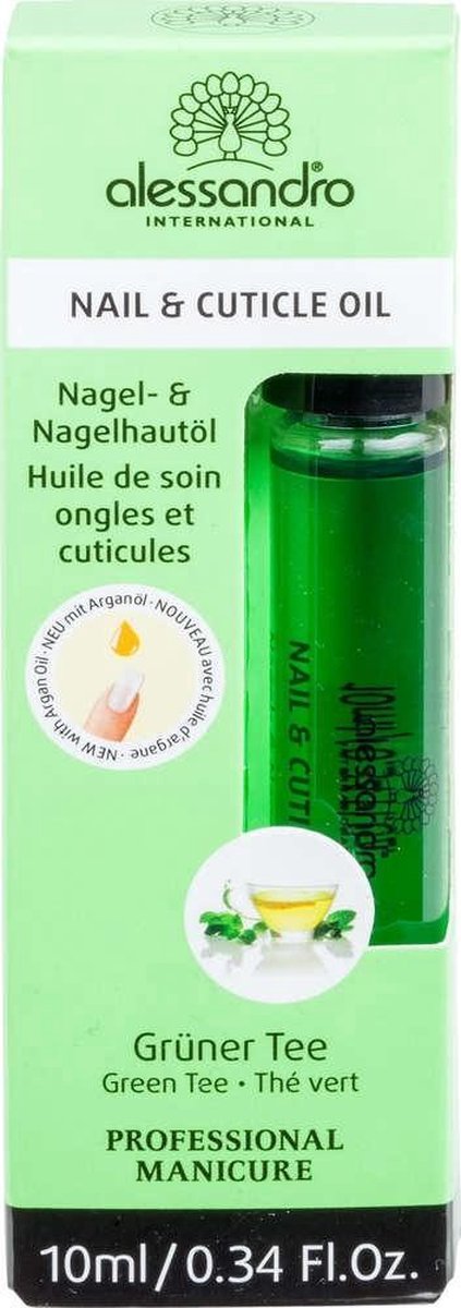 Alessandro Nail & Cuticle Oil Green Tee
