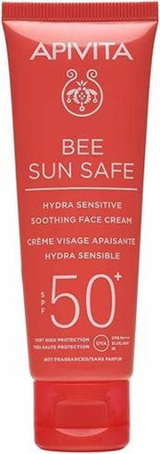 Apivita Bee Sun Safe Hydra Sensitive Soothing Face Cream Spf 50+ 50ml