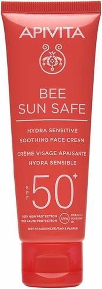 Apivita Bee Sun Safe Hydra Sensitive Soothing Face Cream Spf 50+ 50ml