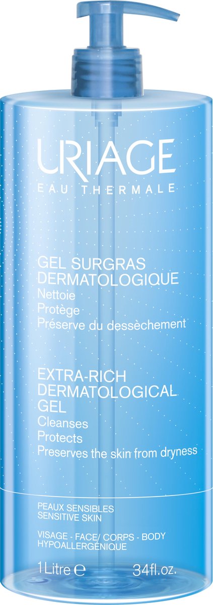 Uriage Hygiëne Gel Surgras Dermatologique  Gevoelige Huid