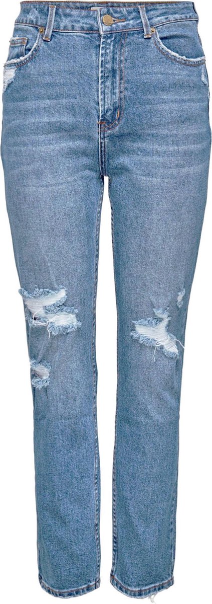 Only EMILY LIFE High Waist Straight Fit Dames Jeans - Maat W32 X L34