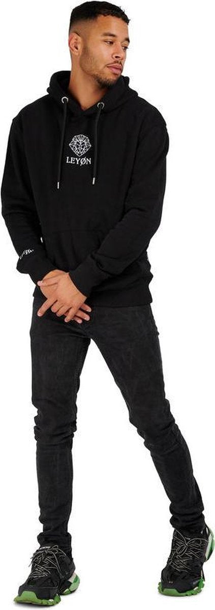 Leyon Hoodie Zwart maat L