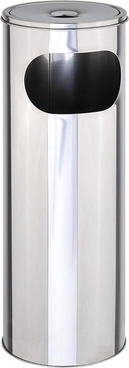 Haushalt 16260 - Asbak - RVS - met afvalbak - 25 liter