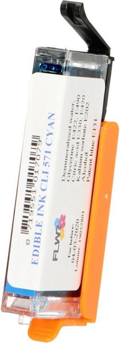 Huismerk - Inktcartridge / CLI-571M eetbaar / Magenta - Geschikt voor Canon