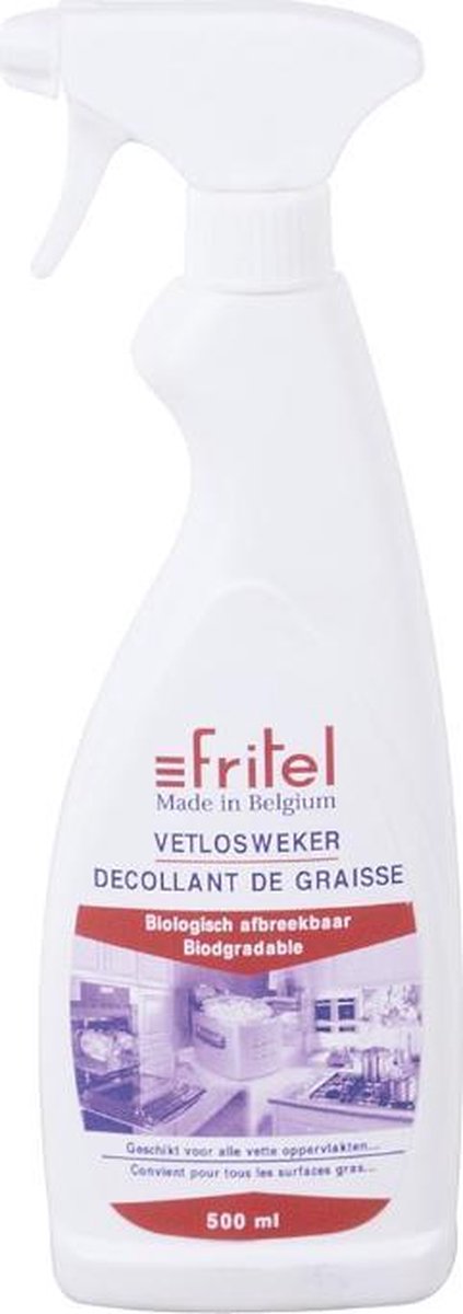 Fritel ontvetter spray 500ml vetlosweker friteuse