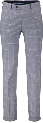 City Line By Nils Pantalon - Slim Fit - Blauw - 49