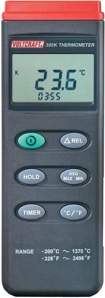 VOLTCRAFT K204 Temperatuurmeter -200 - +1370 °C Sensortype K Datalogger-functie