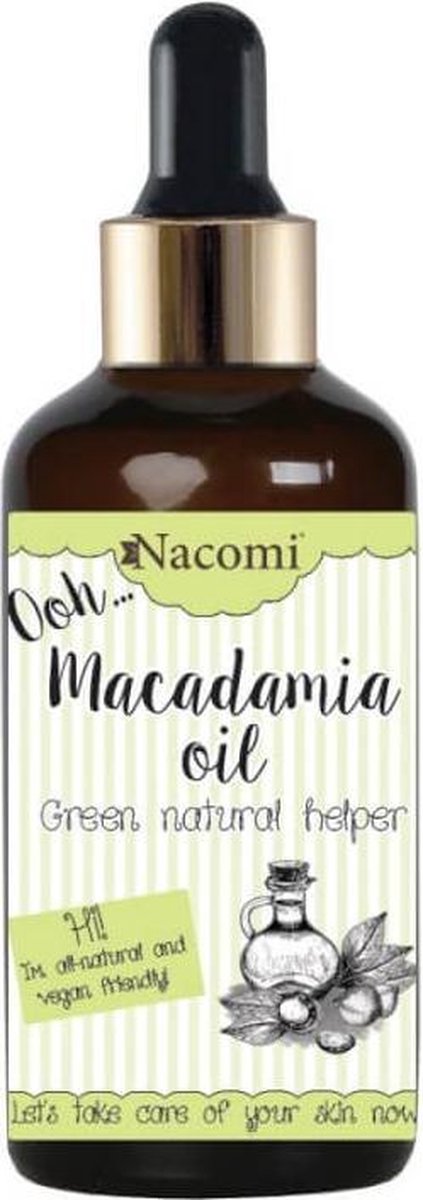 Nacomi Macadamia Olie Met Pipette 50ml.