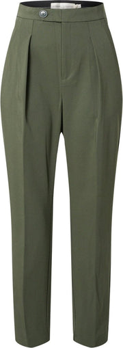 Inwear bandplooibroek zella Olijfgroen-40