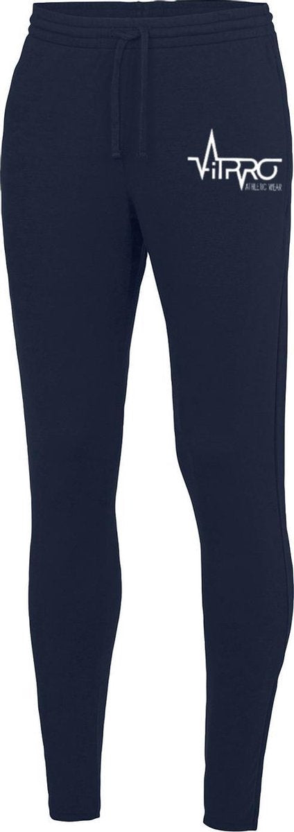 FitProWear Joggingbroek Slim-Fit - Donkerblauw Maat L - Joggingbroek - Sportbroek heren - Trainingsbroek heren - Slim Fit Broek heren - Joggingbroek Slim Fit - Trainingsbroek