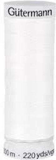 Gutermann Bobbin garen wit - col 1001 - 200 m