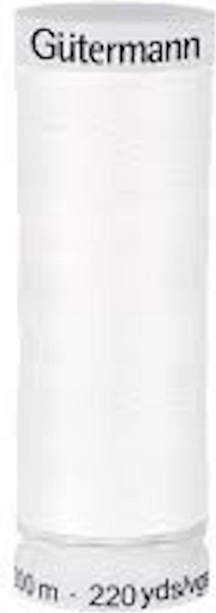 Gutermann Bobbin garen wit - col 1001 - 200 m