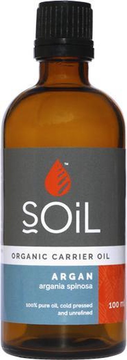 Soil Biologische Argan Olie - 100 Ml - Argania Spinosa - Biologische Basis Carrier Olie