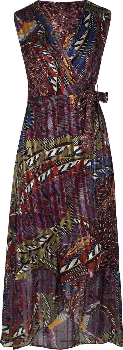 Cassis - Wikkeljurk met jungleprint - Violet