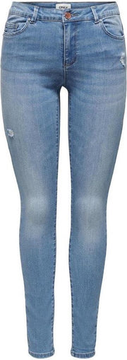 Only Wauw Life Dames Skinny Jeans - Maat W26 X L34