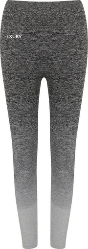 LXURY Dames Fade Sportlegging  Maat L/XL - Grijs - Relax - Dames Leggings - Yoga & Fitness - Hoge Taille