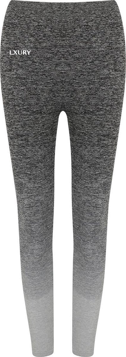 LXURY Dames Fade Sportlegging  Maat L/XL - Grijs - Relax - Dames Leggings - Yoga & Fitness - Hoge Taille