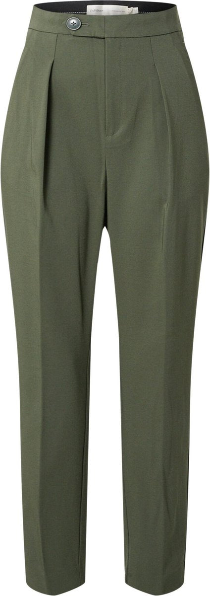 Inwear bandplooibroek zella Olijfgroen-38