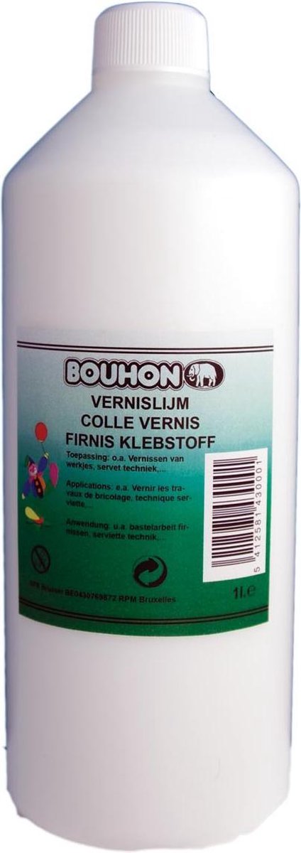 Bouhon vernislijm flacon van 1 l