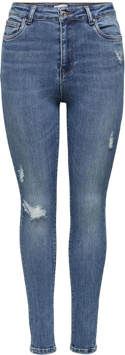Onlmila Life  Hwsk Ank Dst Bj Medium Blue Denim