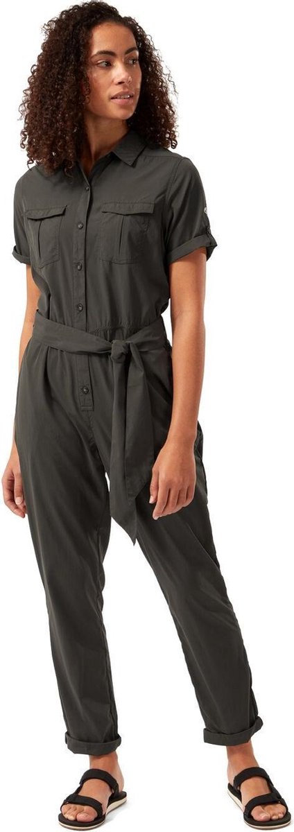 Craghoppers - UV Jumpsuit voor dames - NosiLife Rania - Donkergroen - maat S (38)