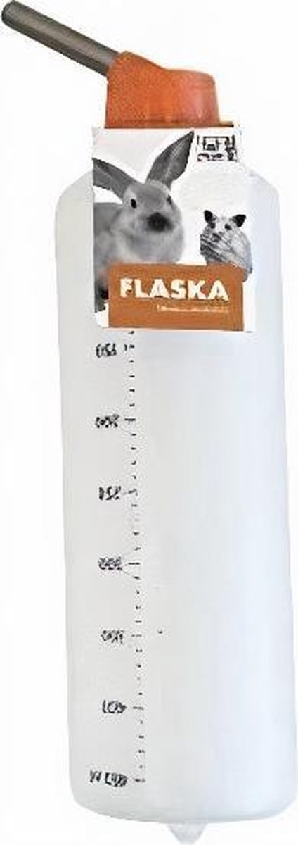 M-pets Kooifles Flaska Knaagdier 450 Ml Rvs Oranje