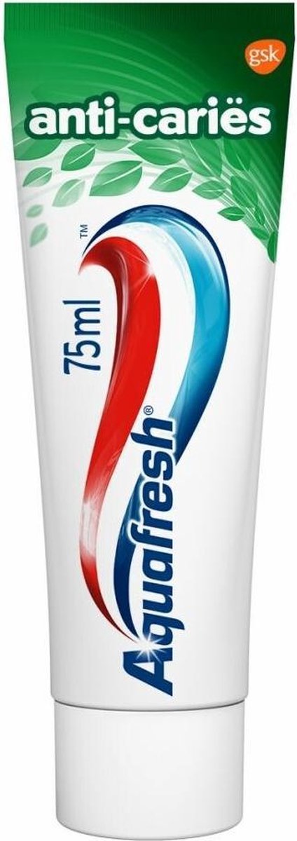 6x Aquafresh Tandpasta Anti-Caries 75 ml