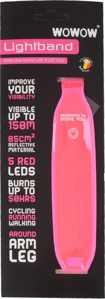 WOWOW lightband roze - armband met Led