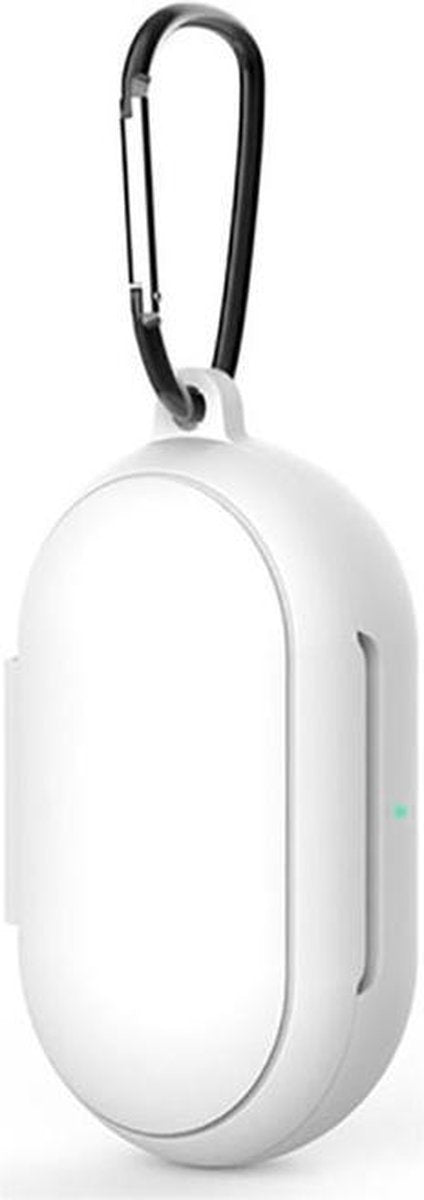 Samsung Galaxy Buds Siliconen Hoesje Wit- siliconen Case Buds