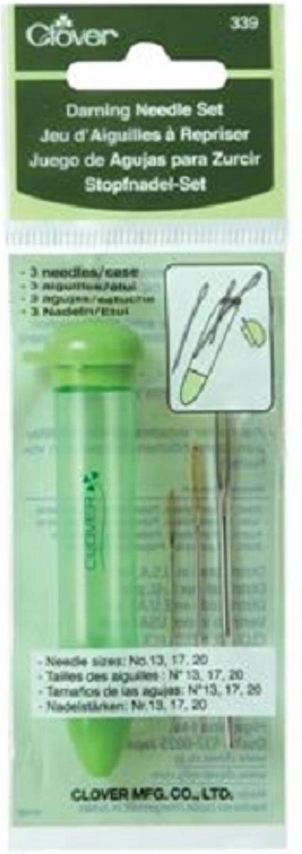 Clover Stopnaaldenset 3st Groen
