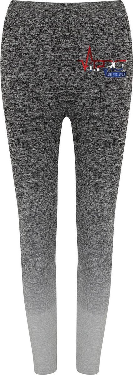 FitProWear Naadloze Sportlegging Ibiza Dames Grijs - Maat XXS - Legging - Sportlegging - Sportbroek - Sportkleding - Nylon - Polyester - Rekbare legging - Lange broek dames -