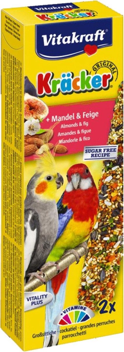 Vitakraft Valkparkietkracker Vogelsnack - Fruit - 2 Stuks